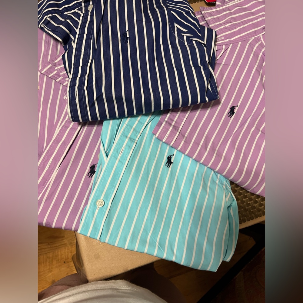 Polo T-shirt size 2 striped